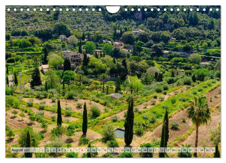Produktbild: Wanderlust Mallorca - Pfade der Tramuntana (Wandkalender 2027 DIN A4 quer), CALVENDO Monatskalender
