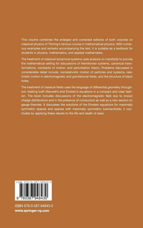 Produktbild: Classical Mathematical Physics