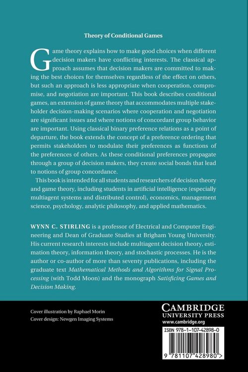 Produktbild: Theory of Conditional Games