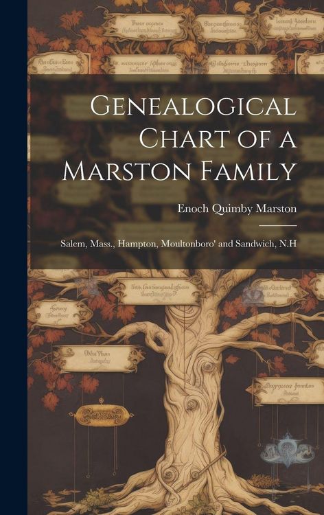 Produktbild: Genealogical Chart of a Marston Family; Salem, Mass., Hampton, Moultonboro' and Sandwich, N.H