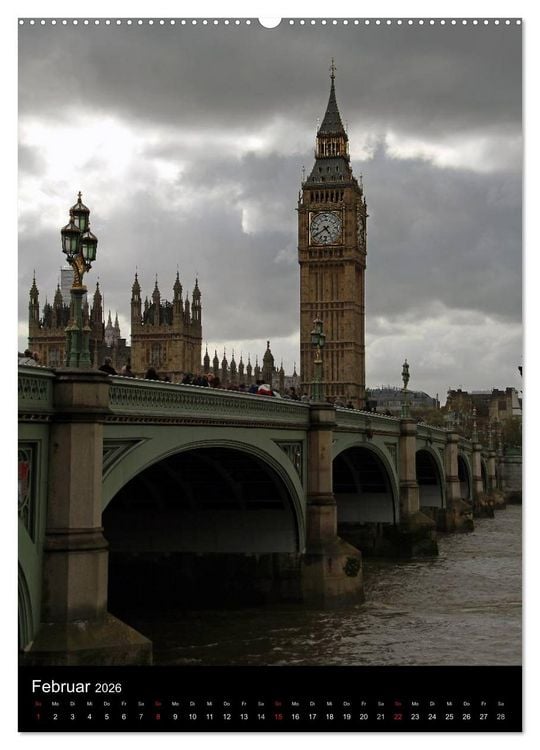 Produktbild: London - Impressionen (hochwertiger Premium Wandkalender 2026 DIN A2 hoch), Kunstdruck in Hochglanz