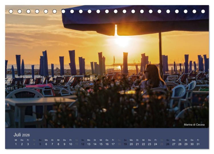 Produktbild: Italienische Momente (Tischkalender 2026 DIN A5 quer), CALVENDO Monatskalender