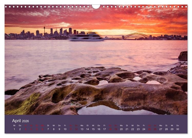 Produktbild: Down Under - Eine Reise durch Australien (Wandkalender 2026 DIN A3 quer), CALVENDO Monatskalender