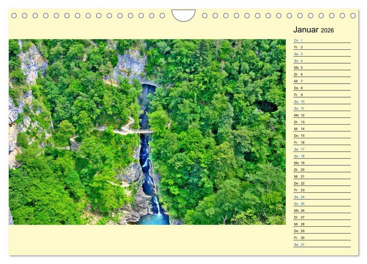 Produktbild: Slowenien - Impressionen eines Naturjuwels (Wandkalender 2026 DIN A4 quer), CALVENDO Monatskalender