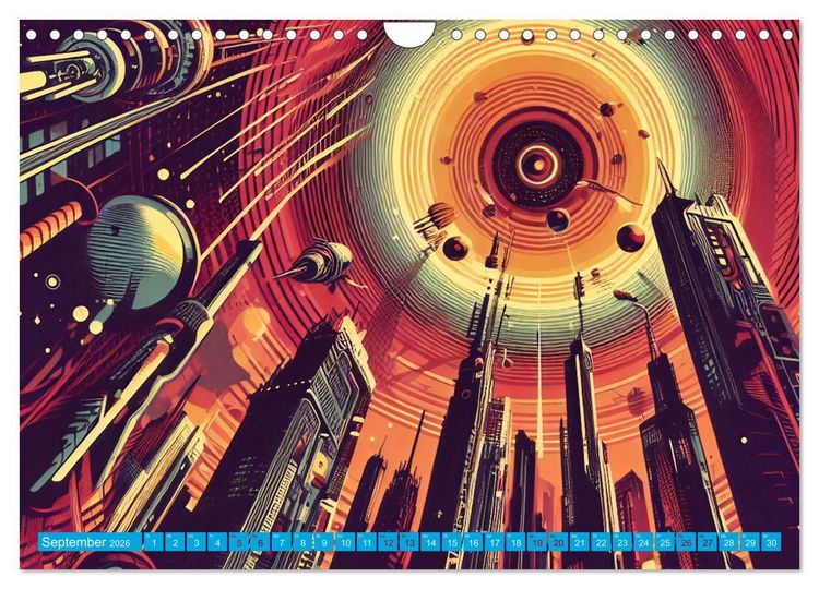Produktbild: Utopia (Wandkalender 2026 DIN A4 quer), CALVENDO Monatskalender