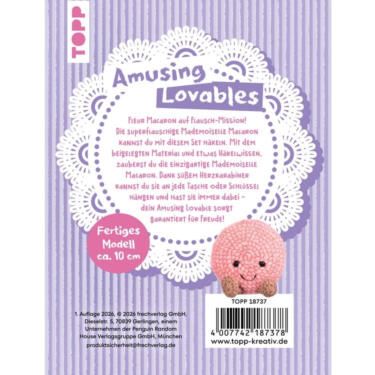 Produktbild: Amusing Lovables H&auml;kelset Fleur Macaron