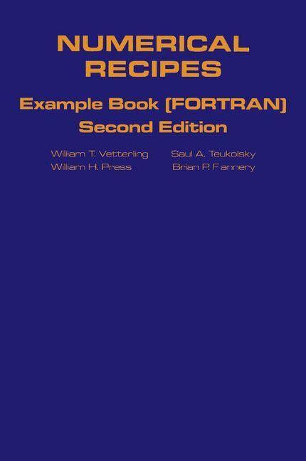 Produktbild: Numerical Recipes in FORTRAN Example Book