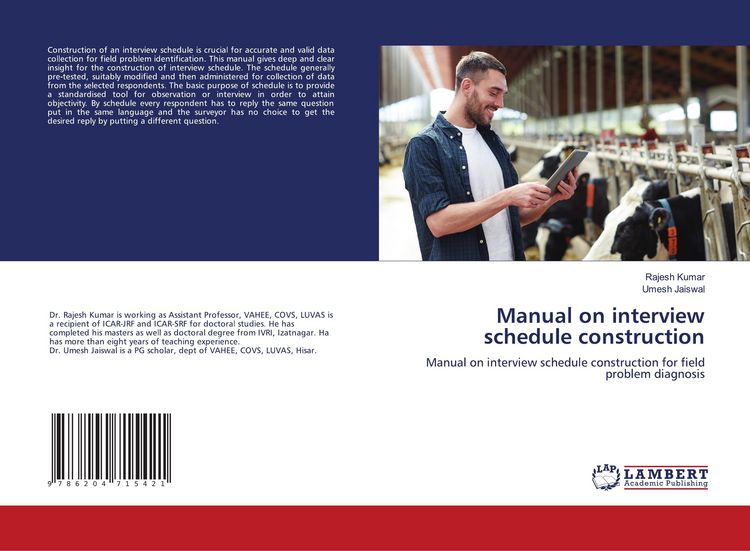 Produktbild: Manual on interview schedule construction