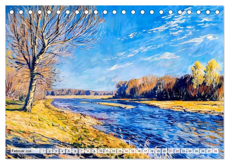 Produktbild: Sehnsucht nach Brandenburg - Zwischen Havel und Himmel (Tischkalender 2026 DIN A5 quer), CALVENDO Monatskalender
