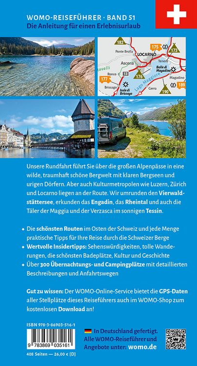 Produktbild: Entdeckertouren mit dem Wohnmobil Schweiz Der Osten