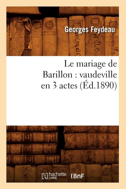 Produktbild: Le mariage de Barillon
