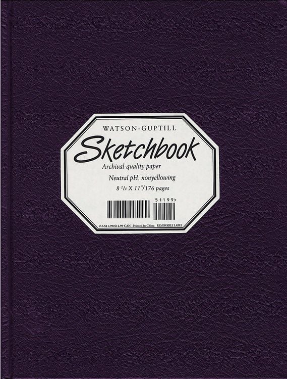 Produktbild: Large Sketchbook (Blackberry)