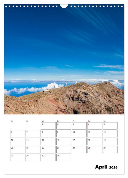Produktbild: Wanderparadies La Palma (Wandkalender 2026 DIN A3 hoch), CALVENDO Monatskalender
