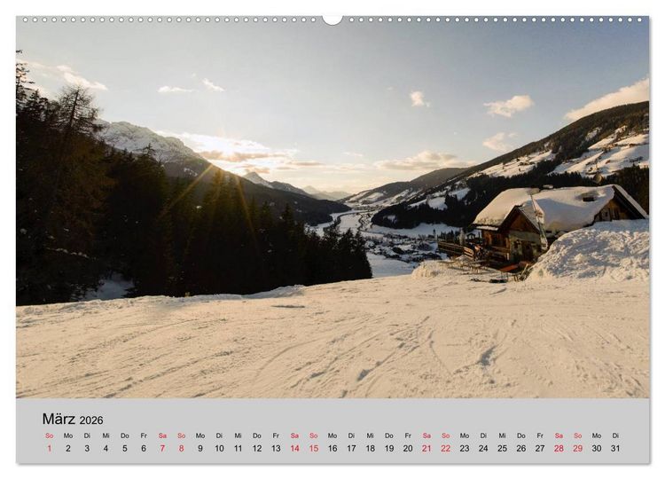 Produktbild: S&uuml;dtiroler Bergwelten - Die monti pallidi, Idylle die fast unwirklich erscheint (hochwertiger Premium Wandkalender 2026 DIN A2 quer), Kunstdruck in Hochglanz