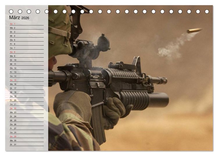 Produktbild: Spezialeinheiten &bull; U.S. Special Forces (Tischkalender 2026 DIN A5 quer), CALVENDO Monatskalender