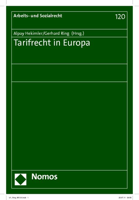 Produktbild: Tarifrecht in Europa