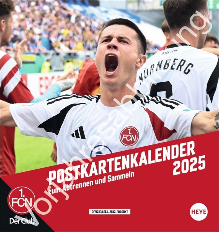 Produktbild: 1. FC Nürnberg Postkartenkalender 2026
