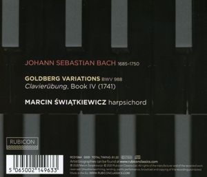 Produktbild: J.S. Bach: Goldberg Variations BWV988: Marcin Swia