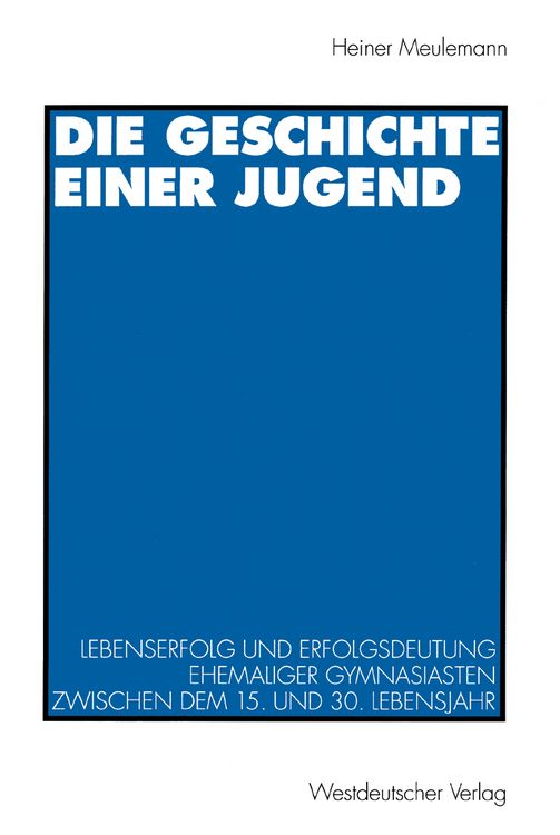 Produktbild: Die Geschichte einer Jugend