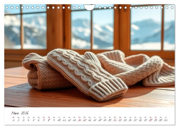 Produktbild: Wir lieben Wolle und Gem&uuml;tlichkeit (Wandkalender 2026 DIN A4 quer), CALVENDO Monatskalender