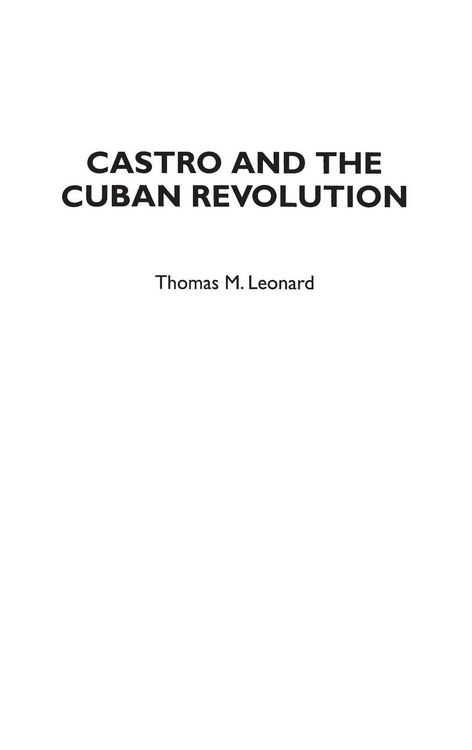 Produktbild: Castro and the Cuban Revolution