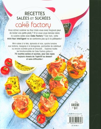 Produktbild: Recettes sal&eacute;es et sucr&eacute;es avec Cake factory : 75 recettes