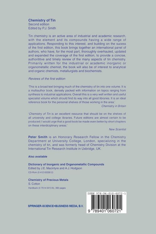 Produktbild: Chemistry of Tin