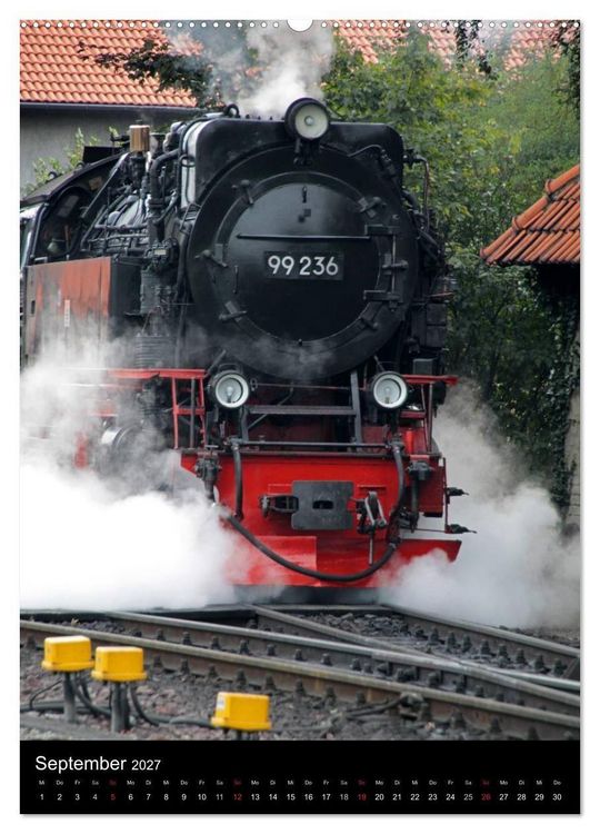 Produktbild: Die Brockenbahn (Wandkalender 2027 DIN A2 hoch), CALVENDO Monatskalender