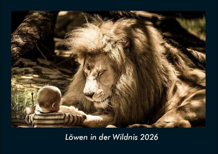 Produktbild: L&ouml;wen in der Wildnis 2026 Fotokalender DIN A4