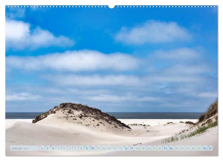 Produktbild: Amrum einfach sch&ouml;n (hochwertiger Premium Wandkalender 2027 DIN A2 quer), Kunstdruck in Hochglanz