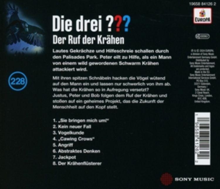 Produktbild: Die drei ??? 228: Der Ruf der Krähen