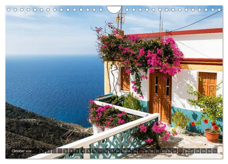 Produktbild: Karpathos &ndash; die unbekannte Sch&ouml;ne (Wandkalender 2026 DIN A4 quer), CALVENDO Monatskalender