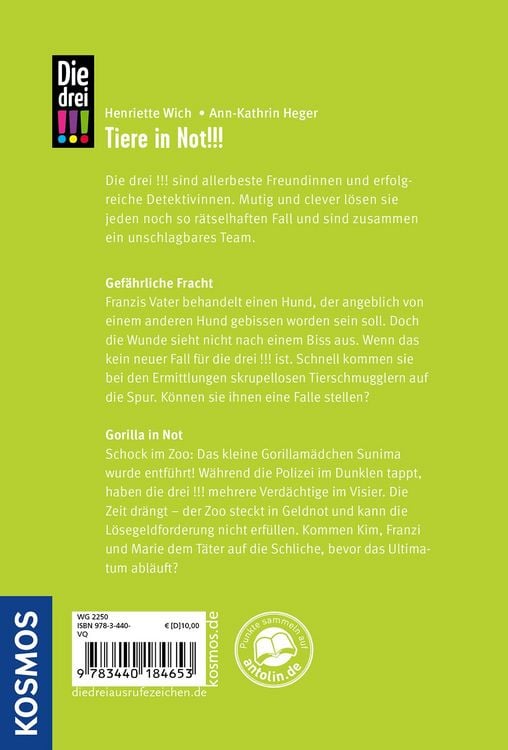 Produktbild: Die drei !!!, Gef&auml;hrliche Fracht / Gorilla in Not (Doppelband)
