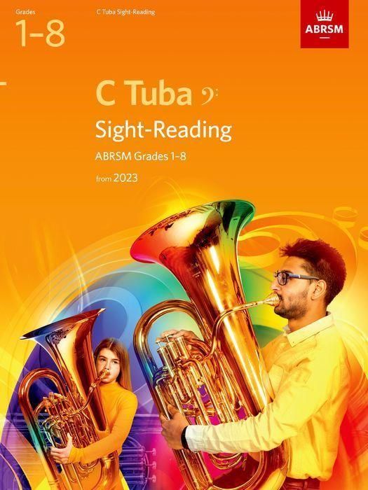 Produktbild: Sight-Reading for C Tuba, ABRSM Grades 1-8, from 2023