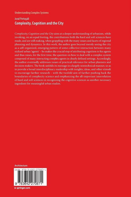 Produktbild: Complexity, Cognition and the City