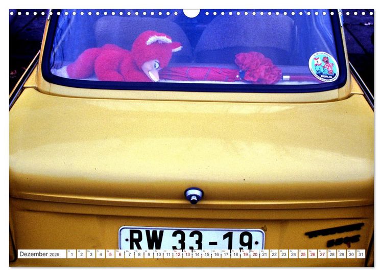Produktbild: Trabi-Land DDR (Wandkalender 2026 DIN A3 quer), CALVENDO Monatskalender