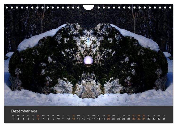 Produktbild: Spiegelwelten - Im Reich der Naturwesen (Wandkalender 2026 DIN A4 quer), CALVENDO Monatskalender