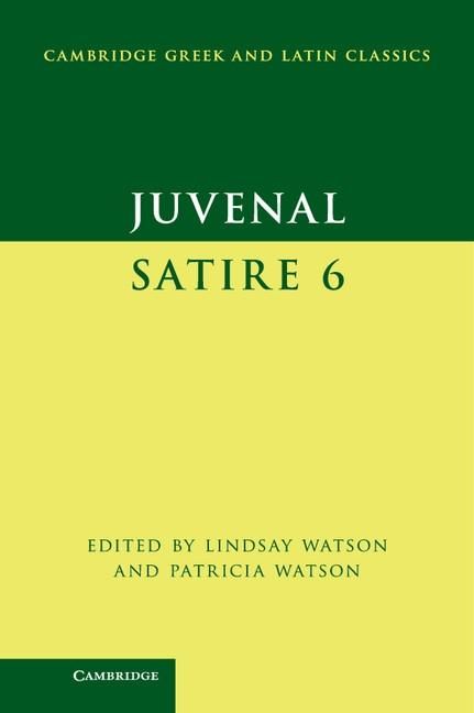 Produktbild: Juvenal: Satire 6