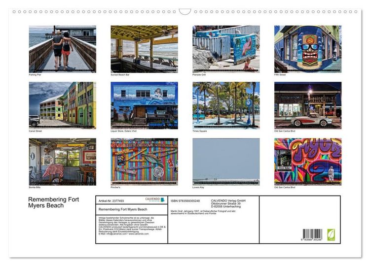 Produktbild: Remembering Fort Myers Beach (Wandkalender 2027 DIN A2 quer), CALVENDO Monatskalender