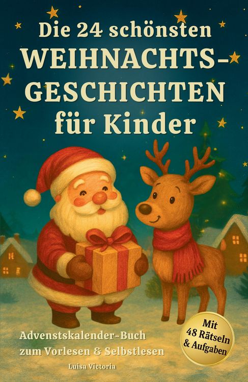 Produktbild: Adventskalender-Buch: Die 24 sch&ouml;nsten Weihnachtsgeschichten f&uuml;r Kinder
