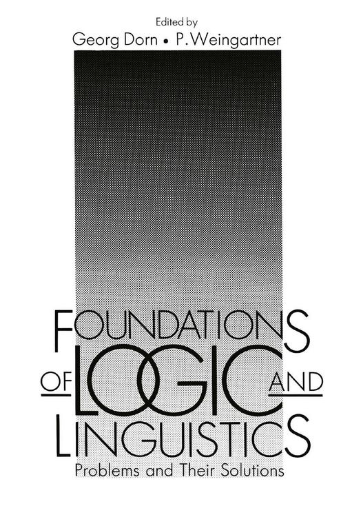 Produktbild: Foundations of Logic and Linguistics