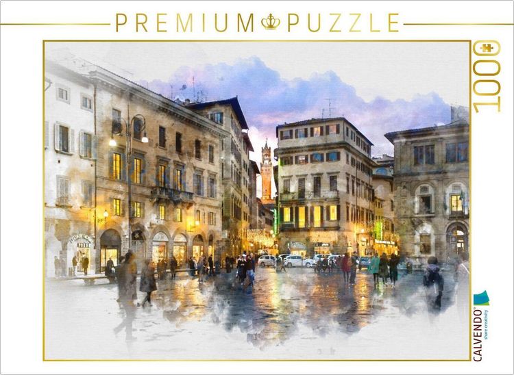 Produktbild: CALVENDO Puzzle Ein Motiv aus dem Kalender Florenz Hauptstadt der Toskana | 1000 Teile Lege-Gr&ouml;&szlig;e 64x48cm Foto-Puzzle f&uuml;r gl&uuml;ckliche Stunden