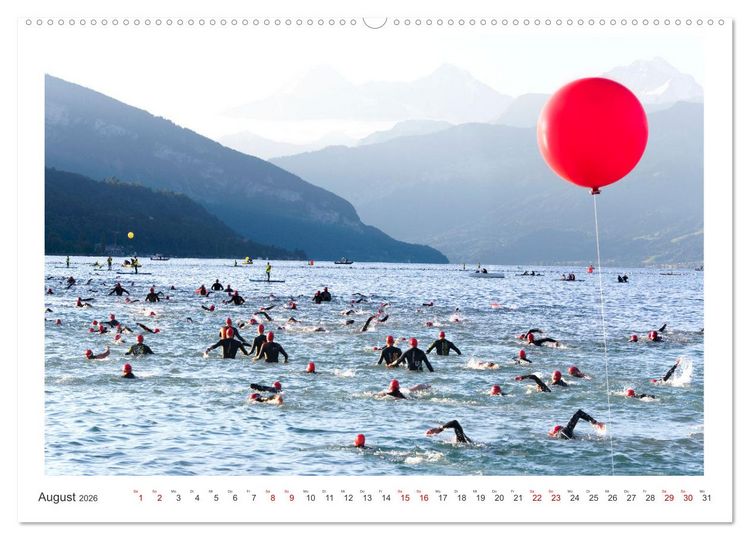 Produktbild: Malerisches Thun (hochwertiger Premium Wandkalender 2026 DIN A2 quer), Kunstdruck in Hochglanz
