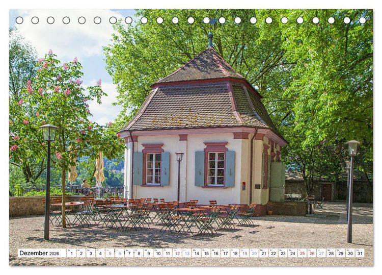 Produktbild: Bad S&auml;ckingen - St&auml;dtle am Hochrhein (Tischkalender 2026 DIN A5 quer), CALVENDO Monatskalender