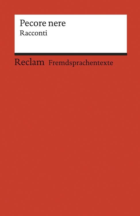 Produktbild: Pecore nere. Racconti. Italienischer Text mit deutschen Worterklärungen. B2 (GER)