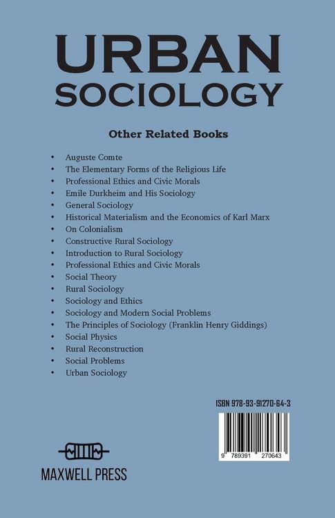 Produktbild: Urban Sociology