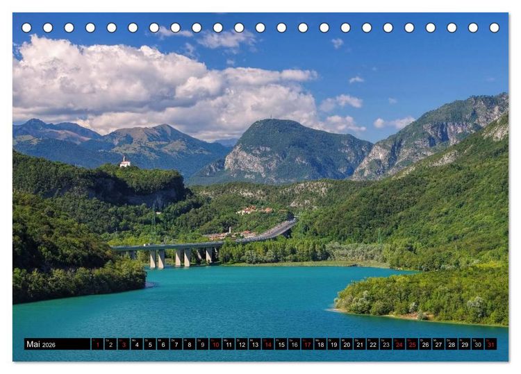 Produktbild: Friaul-Julisch Venetien - zwischen Alpen und Adria (Tischkalender 2026 DIN A5 quer), CALVENDO Monatskalender