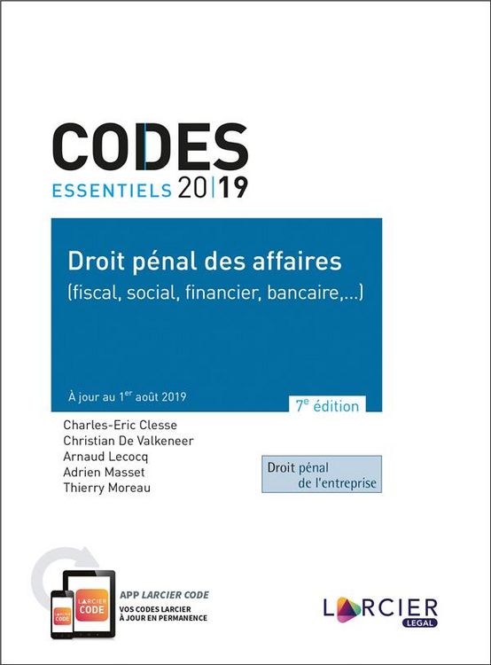 Produktbild: Droit Penal des Affaires Fiscal, Social, Financier, Bancaire,...