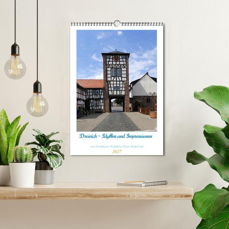 Produktbild: Dreieich Idyllen und Impressionen (Wandkalender 2027 DIN A3 hoch), CALVENDO Monatskalender