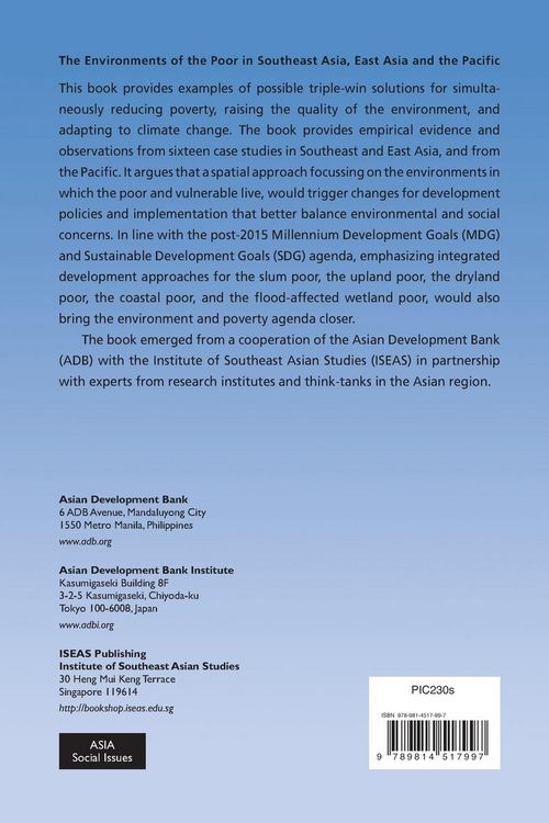 Produktbild: The Environments of the Poor in Southeast Asia, East Asia and the Pacific